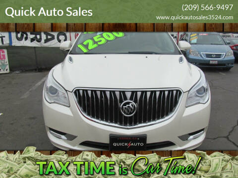 2013 Buick Enclave for sale at Quick Auto Sales in Ceres CA