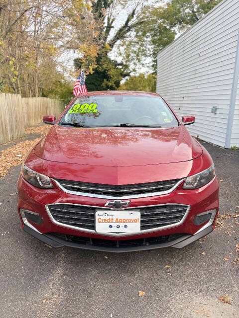 2018 Chevrolet Malibu for sale at Joes Blvd Auto Sales in Hopewell, VA