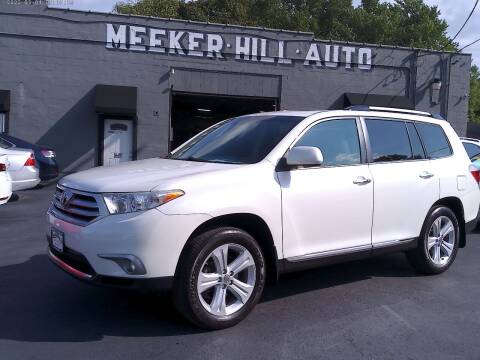 2013 Toyota Highlander for sale at Meeker Hill Auto Sales in Germantown WI