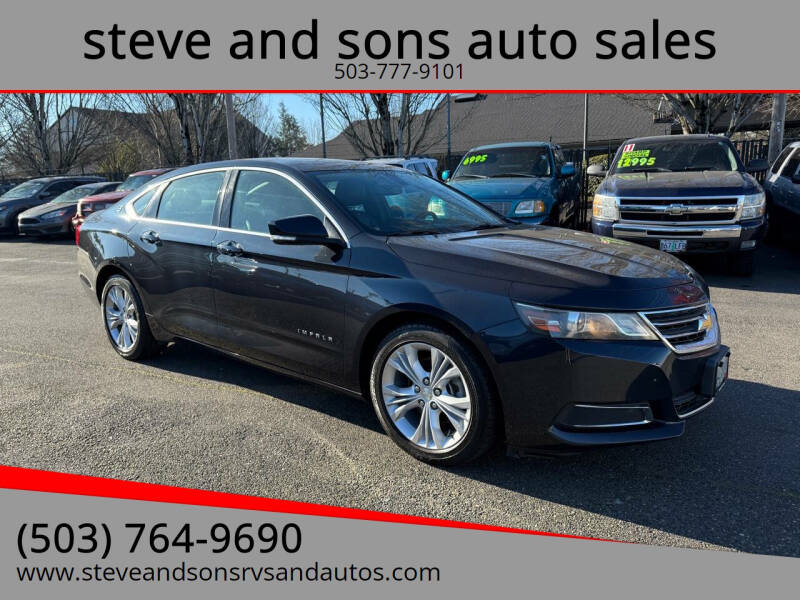 2014 Chevrolet Impala for sale at steve and sons auto sales - Steve & Sons Auto Sales 2 in Portland OR