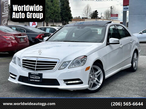2013 Mercedes-Benz E-Class for sale at Worldwide Auto Group in Auburn WA