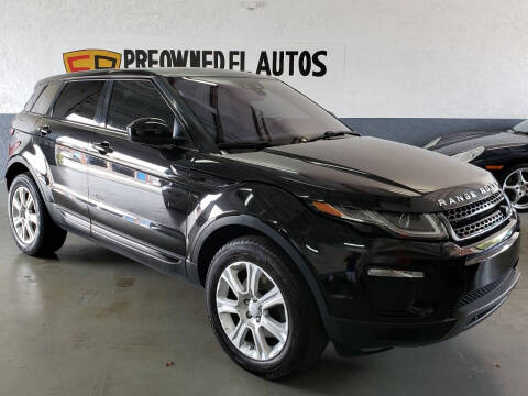 2017 Land Rover Range Rover Evoque for sale at Preowned FL Autos in Pompano Beach FL