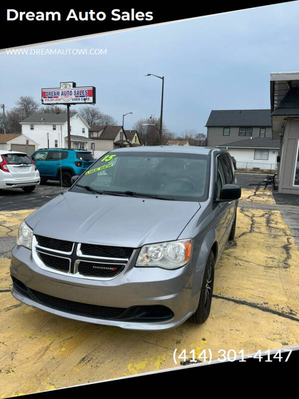 2015 Dodge Grand Caravan for sale at Dream Auto Sales in South Milwaukee WI