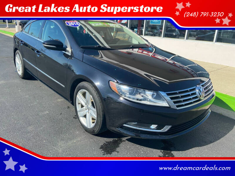 2014 Volkswagen CC for sale at Great Lakes Auto Superstore in Waterford Township MI