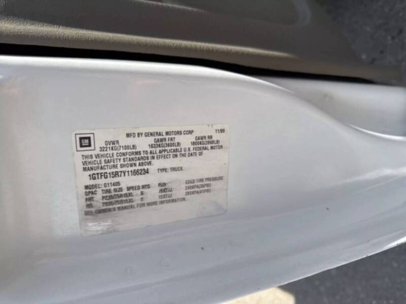 2000 GMC Savana G1500