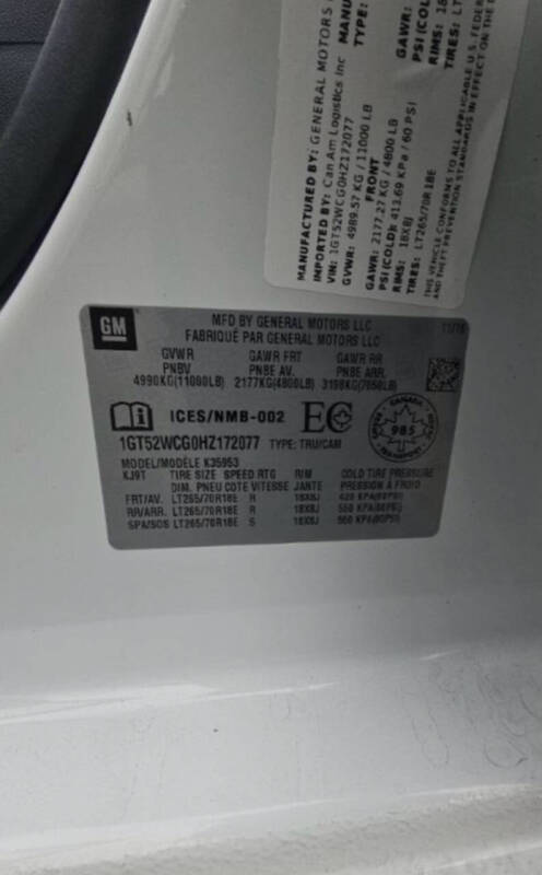 2017 GMC Sierra 3500HD SLE