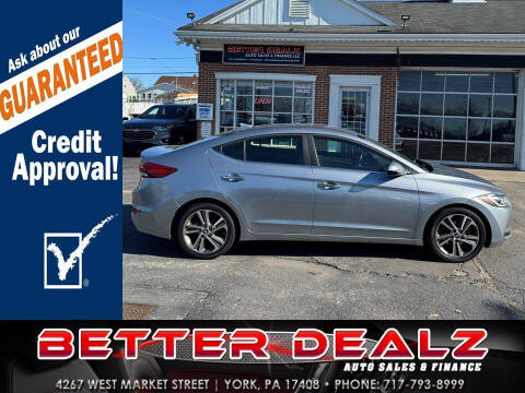 2017 Hyundai Elantra for sale at Better Dealz Auto Sales & Finance in York PA