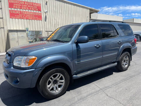 2007 Toyota Sequoia for sale at American Auto Sales in Las Vegas NV