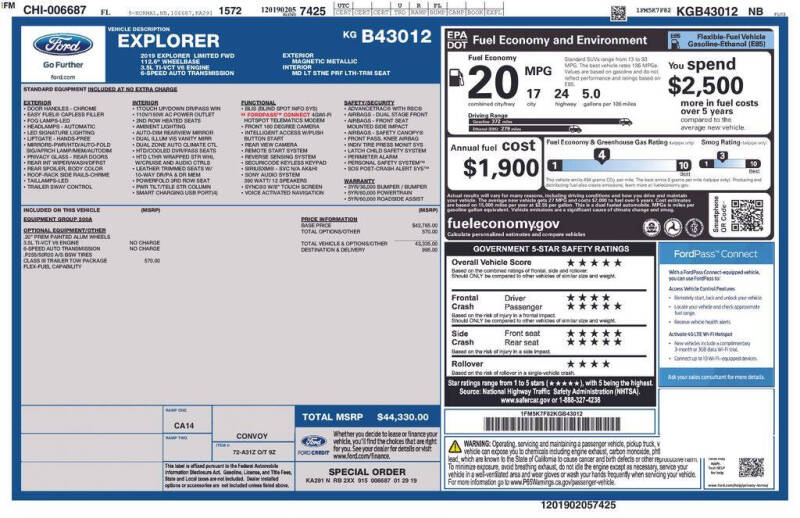 2019 Ford Explorer Limited