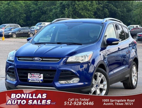 2016 Ford Escape for sale at Bonillas Auto Sales in Austin TX