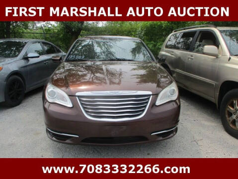 2012 Chrysler 200 for sale at First Marshall Auto Auction in Harvey IL