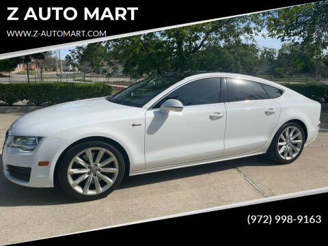 2012 Audi A7 for sale at Z AUTO MART in Lewisville TX