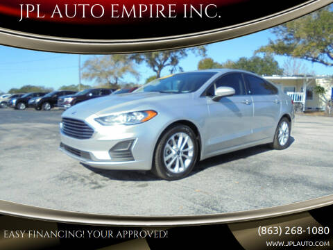 2019 Ford Fusion for sale at JPL AUTO EMPIRE INC. in Lake Alfred FL