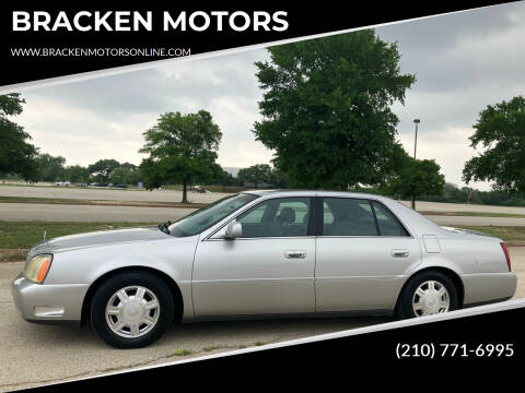 2005 Cadillac DeVille for sale at BRACKEN MOTORS in San Antonio TX