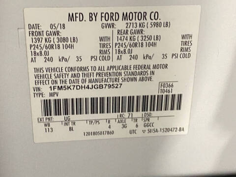 2018 Ford Explorer XLT