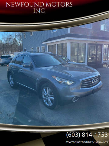 2013 Infiniti FX37 for sale at NEWFOUND MOTORS INC in Seabrook NH