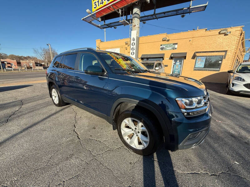 2018 Volkswagen Atlas for sale at Gem Motors in Saint Louis MO