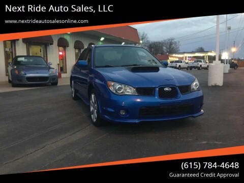 2006 Subaru Impreza for sale at Next Ride Auto Sales in Lebanon TN