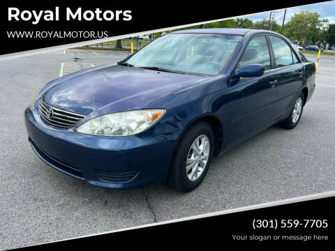 2006 Toyota Camry for sale at Royal Motors in Hyattsville MD