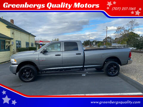 2013 RAM 2500 for sale at Greenbergs Quality Motors in Napa CA