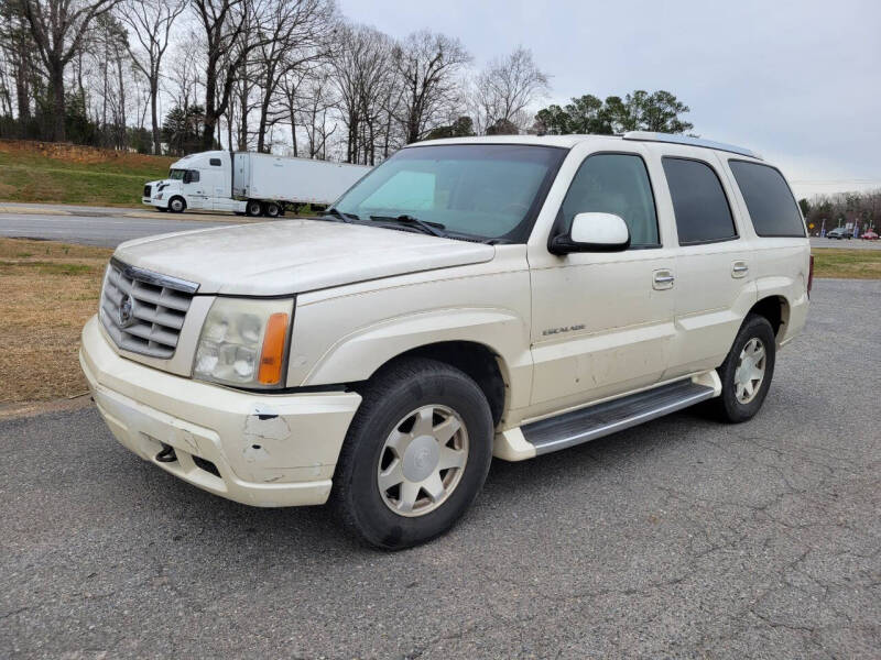 2002 Cadillac Escalade for sale at JR's Auto Sales Inc. in Shelby NC