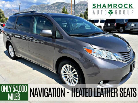 2015 Toyota Sienna for sale at Shamrock Group LLC #1 - Passenger Vans in Pleasant Grove UT