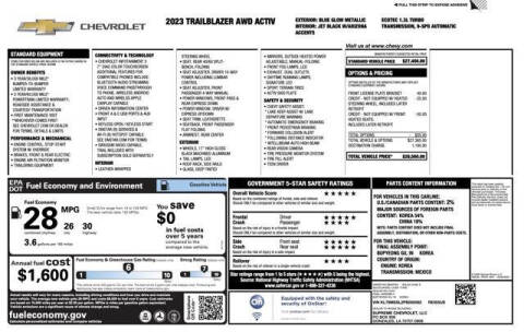 2023 Chevrolet TrailBlazer ACTIV