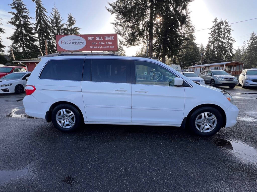 2006 Honda Odyssey for sale at PLATINUM AUTO SALES INC in Lacey, WA