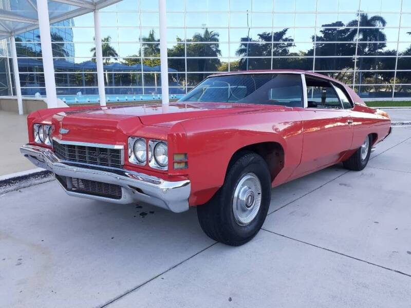 1972 Chevrolet Impala for sale at Car Mart Leasing & Sales in Hollywood FL