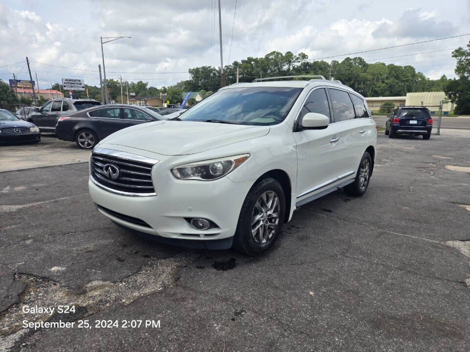 2013 INFINITI JX35 for sale at PC Auto Sales LLC in Jacksonville, FL