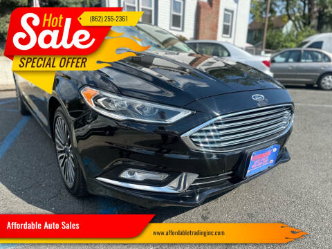 2017 Ford Fusion for sale at Affordable Auto Sales in Irvington NJ