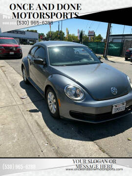 2013 Volkswagen Beetle for sale at Once and Done Motorsports in Chico CA