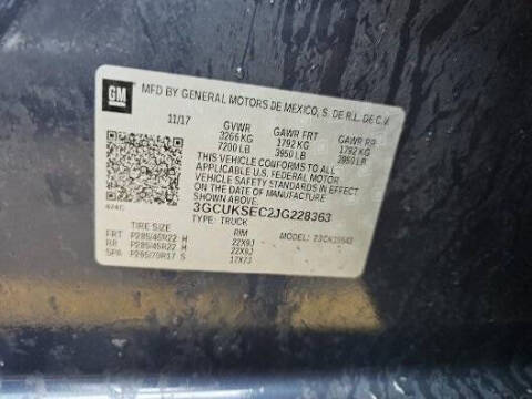 2018 Chevrolet Silverado 1500