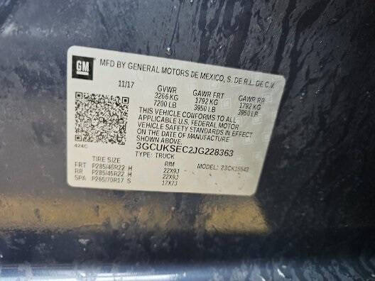 2018 Chevrolet Silverado 1500