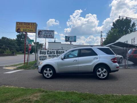 2009 Mercedes-Benz M-Class for sale at Cherokee Auto Sales in Knoxville TN