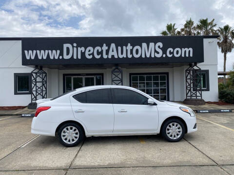 2019 Nissan Versa for sale at Direct Auto in D'Iberville MS