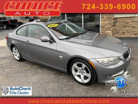 2011 BMW 3 Series for sale at CHOICE AUTO SALES in Murrysville PA