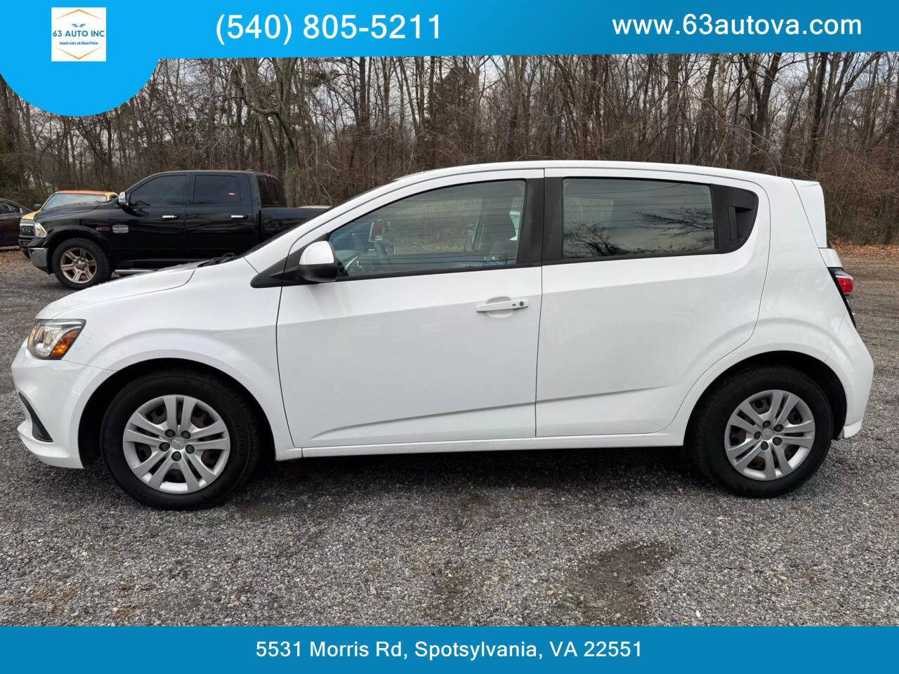 2019 Chevrolet Sonic for sale at 63 Auto Inc in Spotsylvania, VA