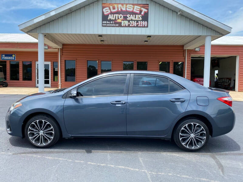 2014 Toyota Corolla for sale at Sunset Auto Sales in Paragould AR