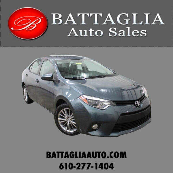 2014 Toyota Corolla for sale at Battaglia Auto Sales in Plymouth Meeting PA