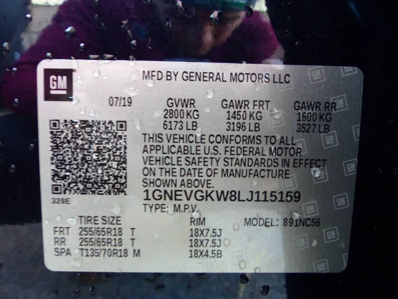 2020 Chevrolet Traverse LT Cloth