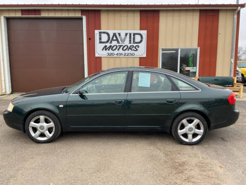 2003 Audi A6 for sale at DAVID MOTORS LLC in Grey Eagle MN