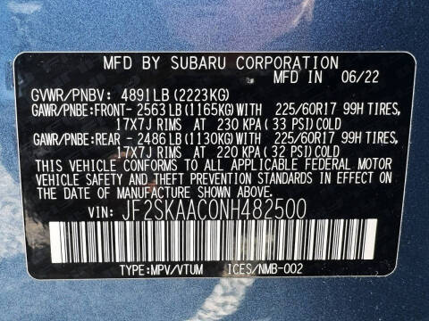 2022 Subaru Forester