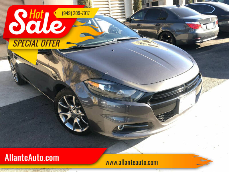 2015 Dodge Dart for sale at AllanteAuto.com in Santa Ana CA