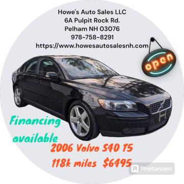 2006 Volvo S40 for sale at Howe's Auto Sales LLC - Howe's Auto Sales in Lowell MA