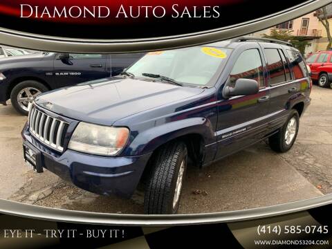 2004 Jeep Grand Cherokee for sale at DIAMOND AUTO SALES LLC in Milwaukee WI