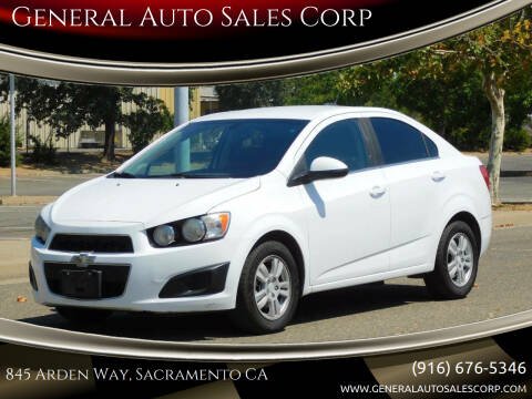 2015 Chevrolet Sonic for sale at General Auto Sales Corp in Sacramento CA