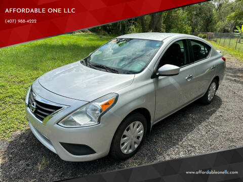 2016 Nissan Versa for sale at AFFORDABLE ONE LLC in Orlando FL