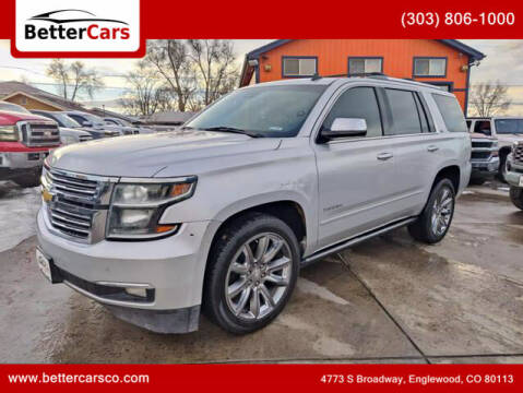 2015 Chevrolet Tahoe for sale at Better Cars in Englewood CO