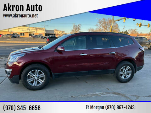 2015 Chevrolet Traverse for sale at Akron Auto - Fort Morgan in Fort Morgan CO